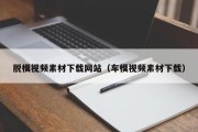 脱模视频素材下载网站（车模视频素材下载）